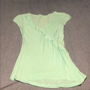 Sea foam green shirt